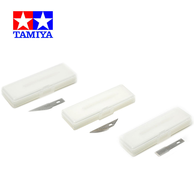 Tamiya Model Paint Set - Tamiya/Ersatz klinge für Modell messer gerade/gebogene/flache