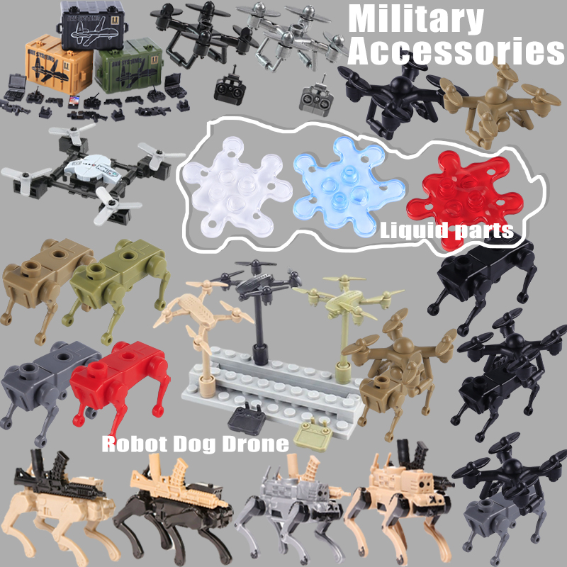 WW2 Militär Zubehör UAV Robote – Lego Minifigure Holder Bewertung und Preis