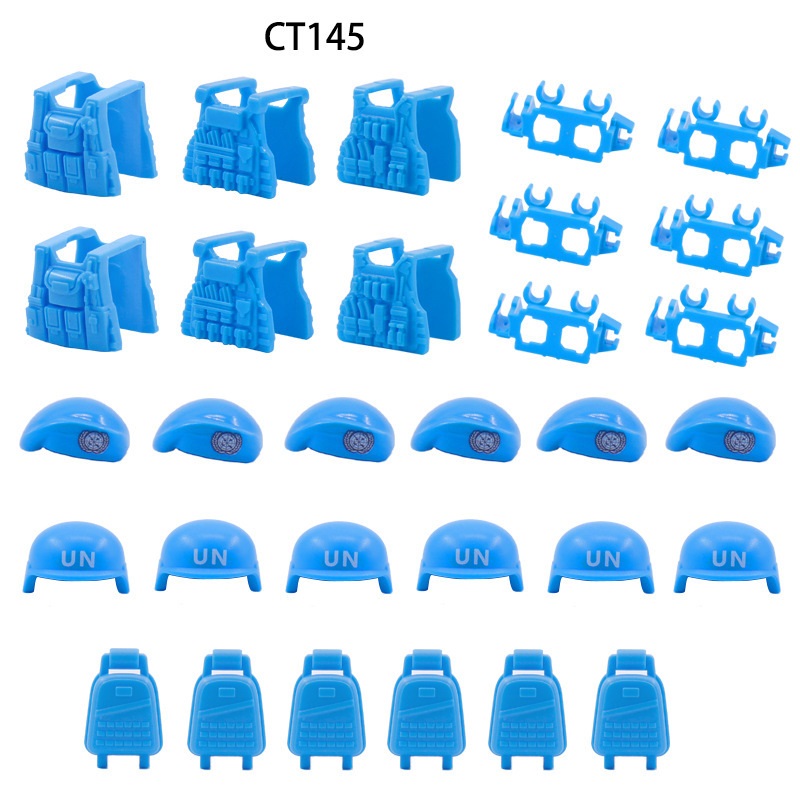 UN Peacekeeping Forc Baskenmüt – Lego Minifigure Holder Bewertung und Preis