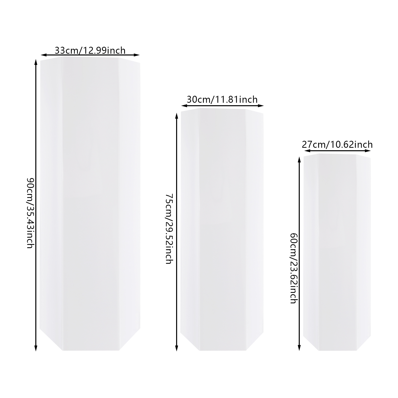 Weißes Acryl 3-teiliges Displa – Display Risers Set Bewertung und Preis