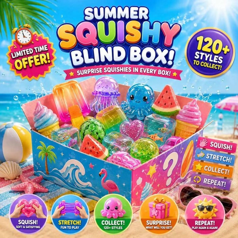 120+ Stücke Sortierte Squishy- – Mystery Box Blind Bag Bewertung und Preis