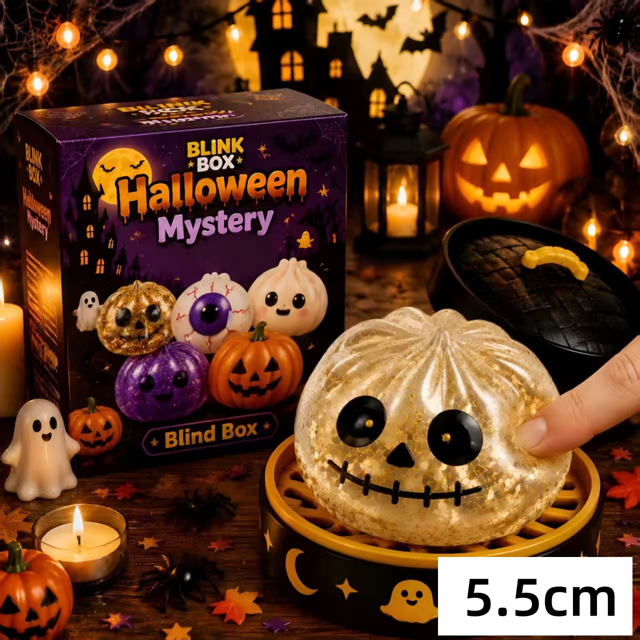 5,5 cm Halloween-Geist-Quetsch – Vinyl Figure Blank Bewertung und Preis